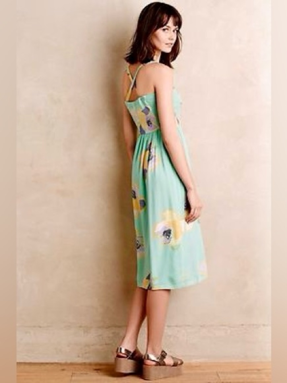 Anthropologie Corey Lynn Calter Sketchbook Midi Dress - Picture 2 of 10
